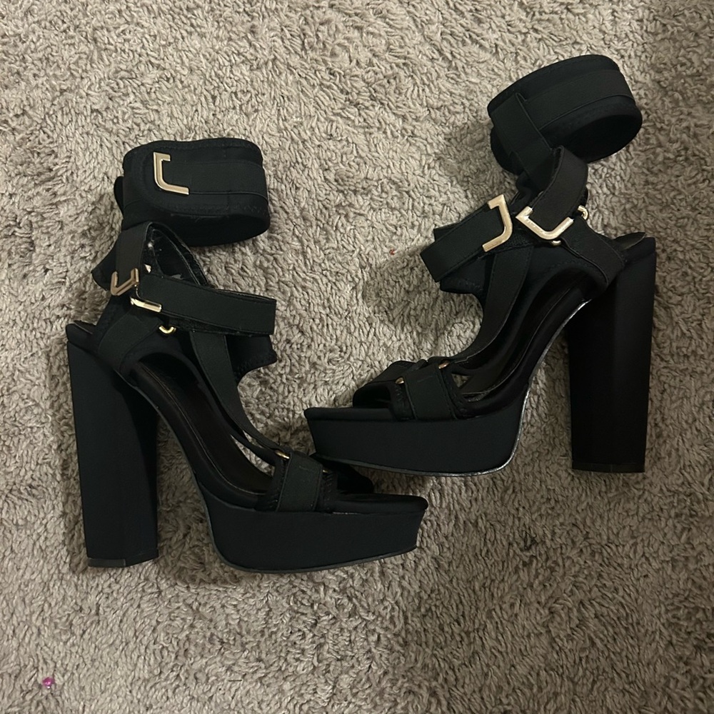Black Platform Heels